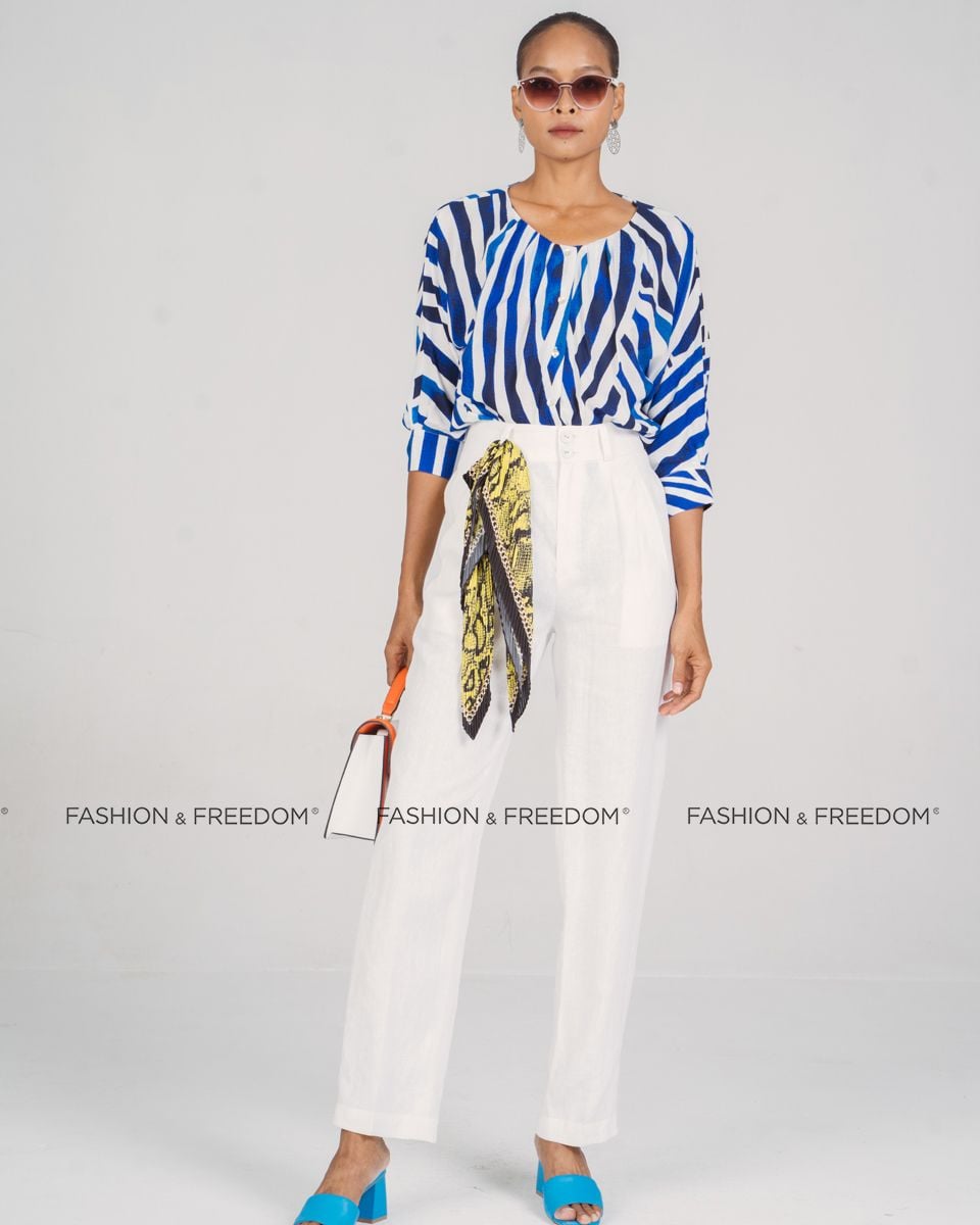 Quần Linen Trắng New Linen New Horizon