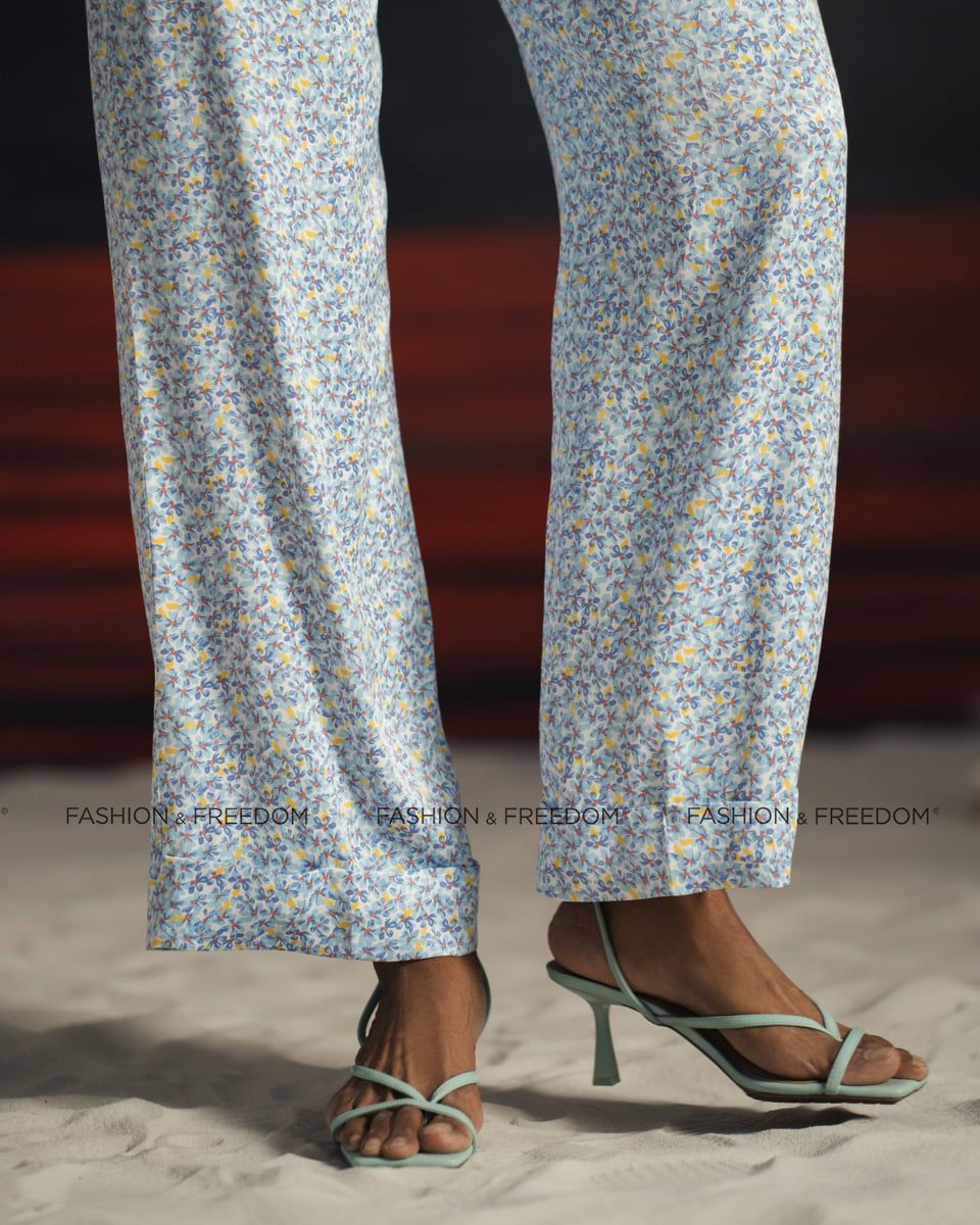 Quần Dài Lụa Xanh  Summer Get Away