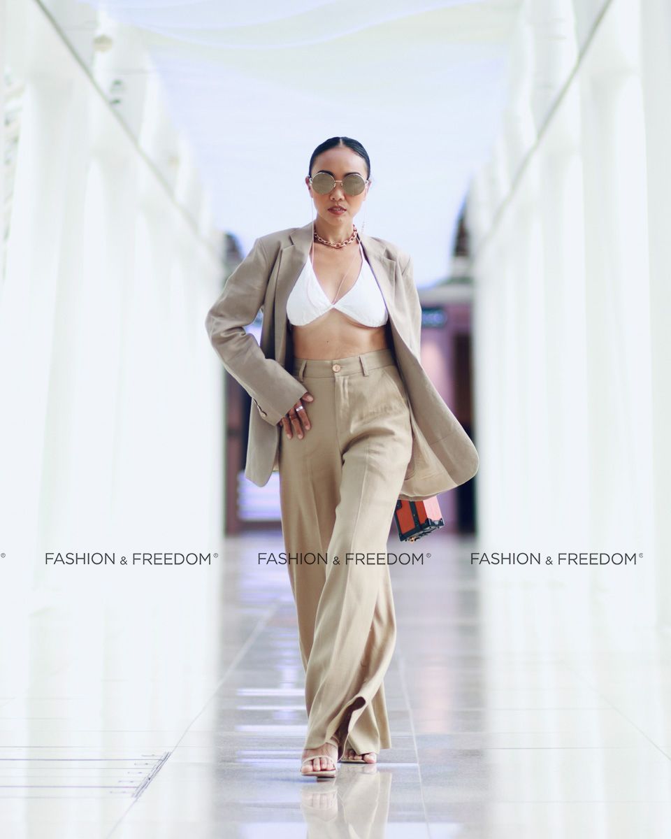 Quần Dài Linen Nâu Nhạt  Chocolate Fall In Love