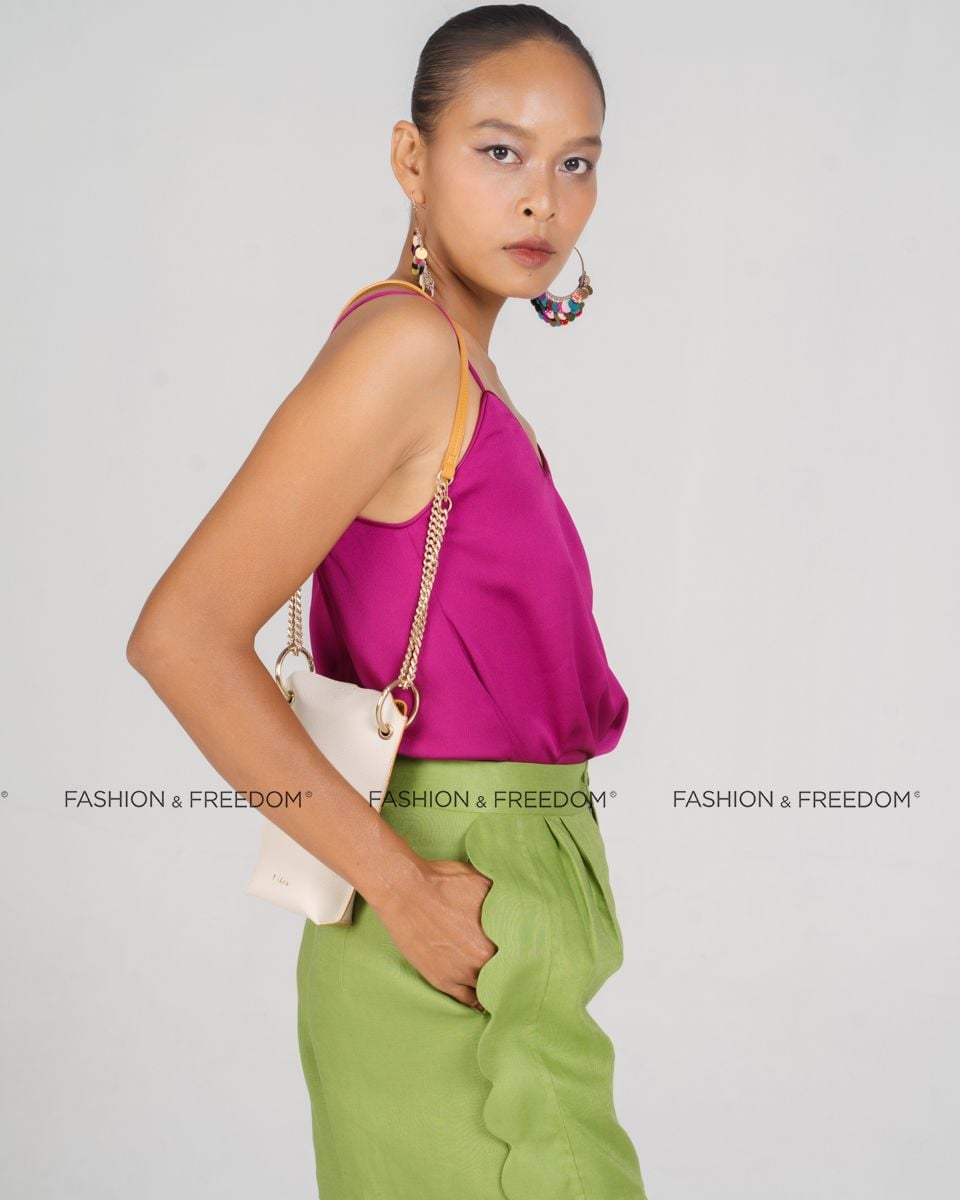 Quần Short Linen Xanh Cốm New Linen New Horizon