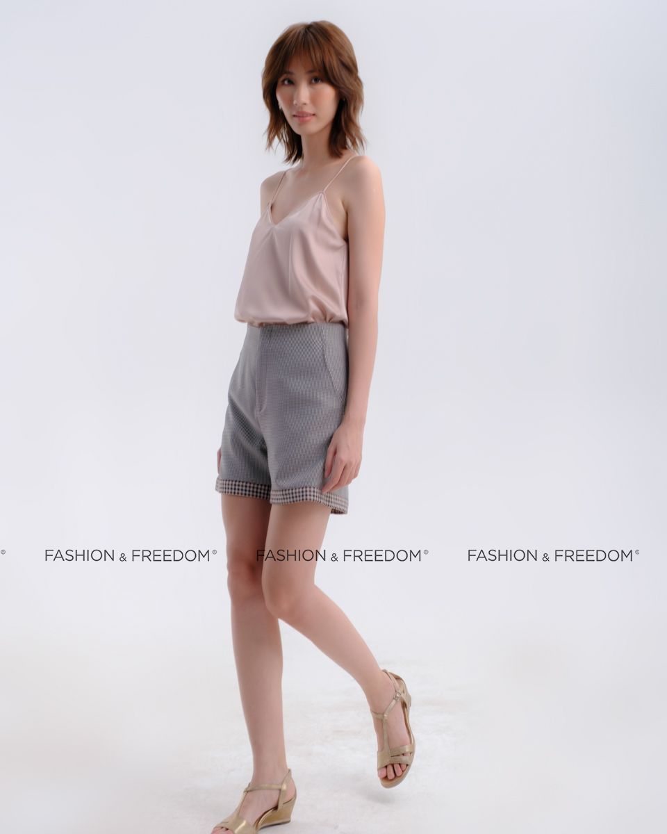 Quần Short Cotton xám Hương Mùa Hè