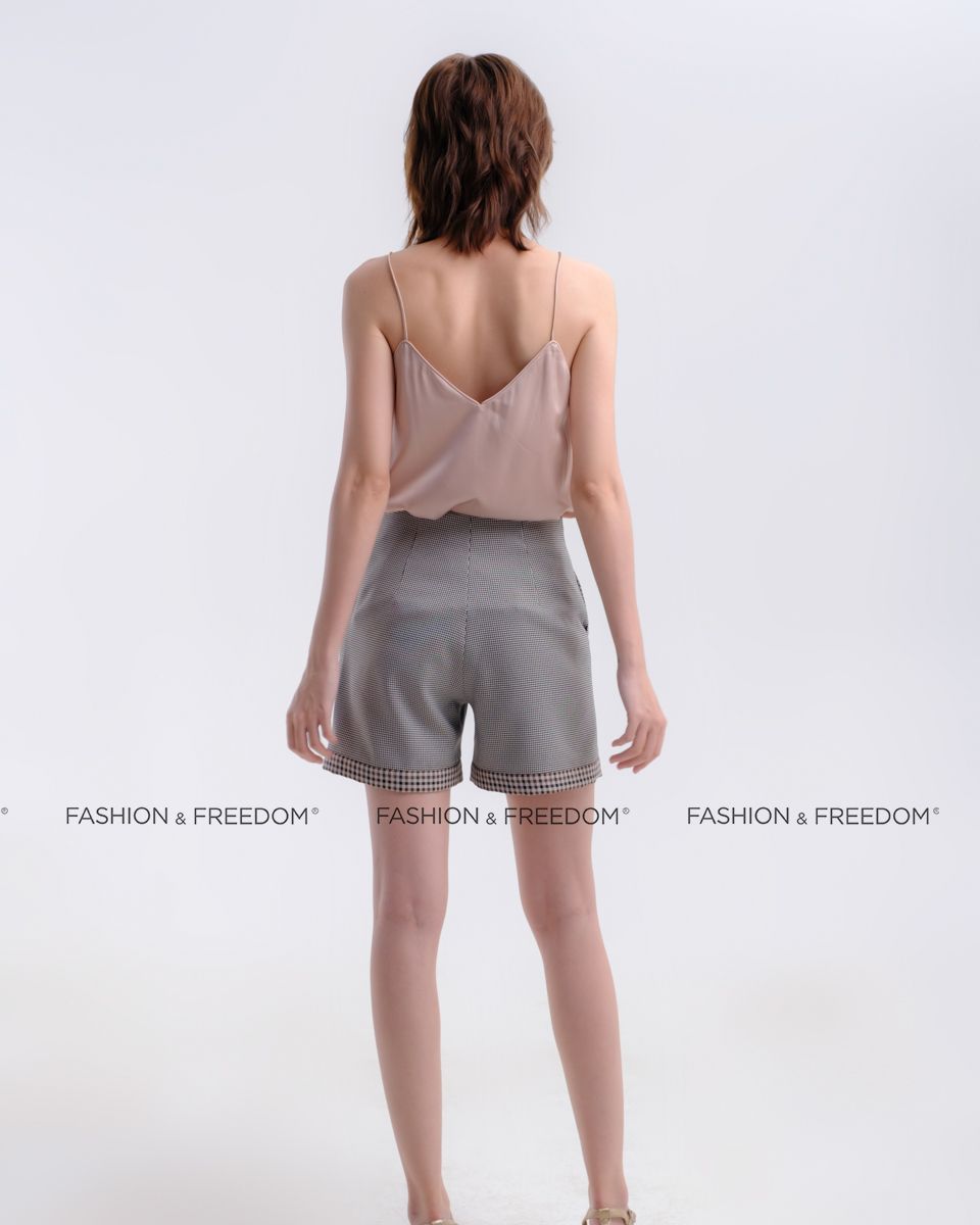 Quần Short Cotton xám Hương Mùa Hè