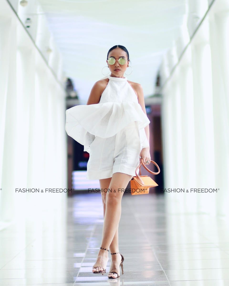 Quần Short Linen Trắng Chocolate Fall In Love