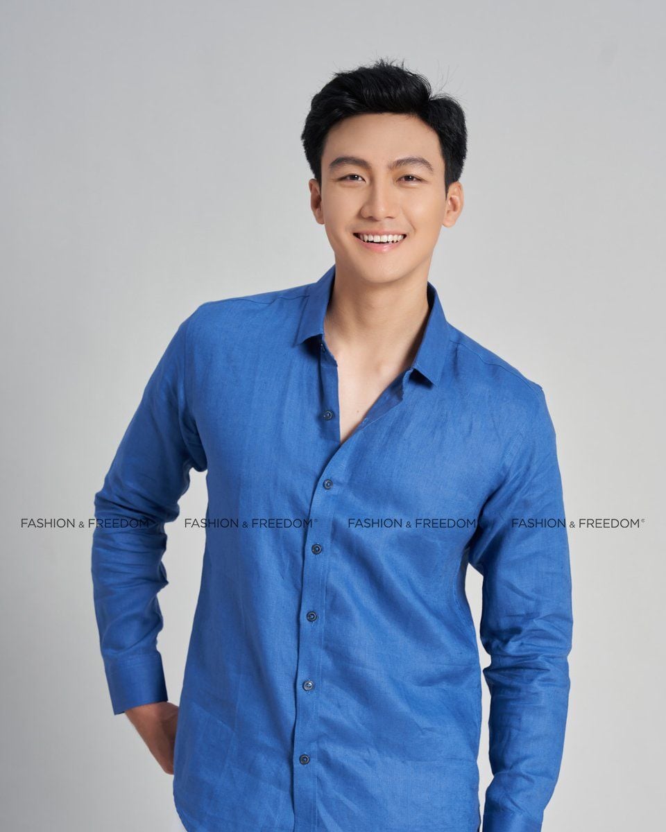 Áo Sơ Mi Nam Linen Xanh Dark Teal The New Cool