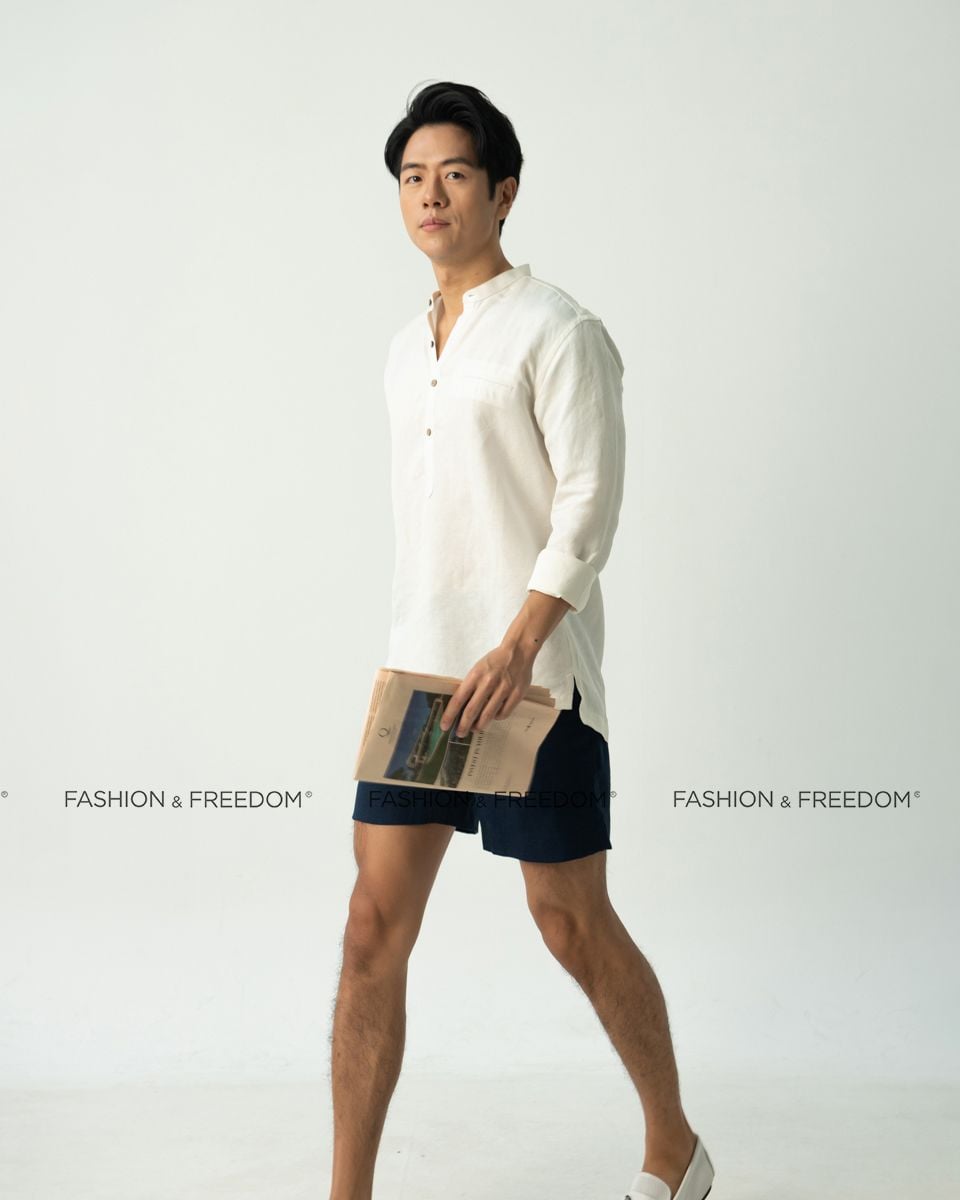 Sơ Mi Nam Linen Kem New Spirit