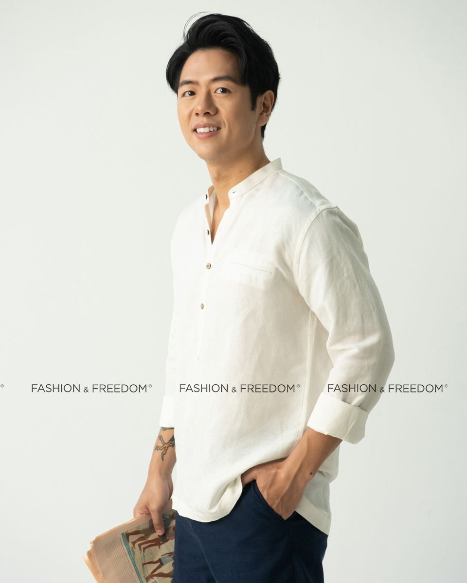 Sơ Mi Nam Linen Kem New Spirit