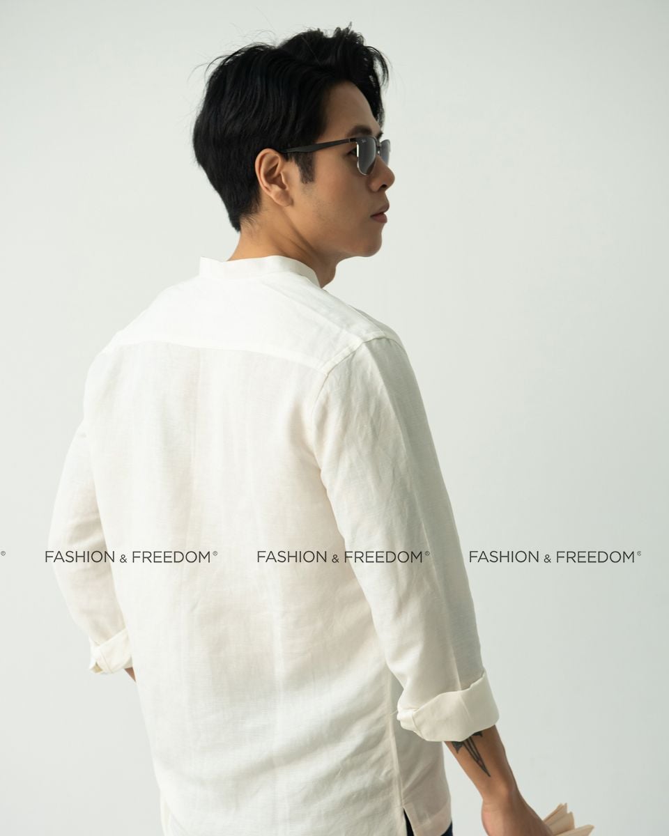 Sơ Mi Nam Linen Kem New Spirit