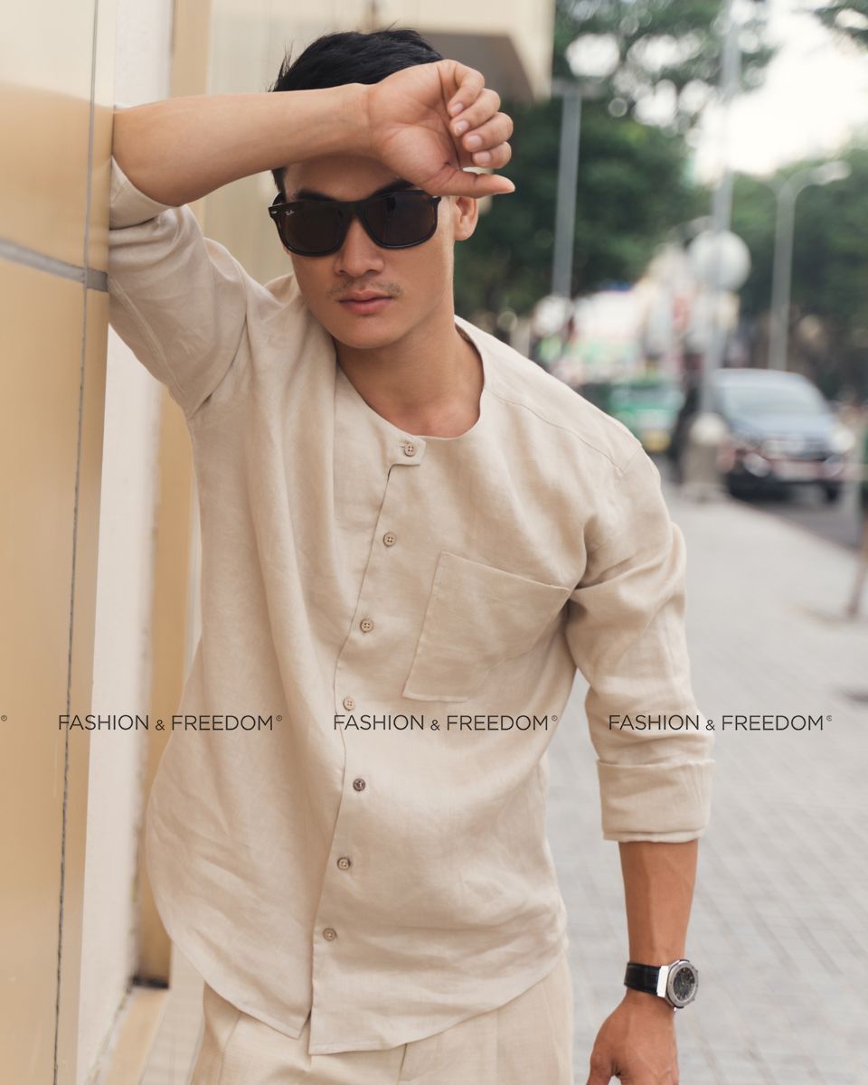 Sơ Mi Linen Kem New Spirit