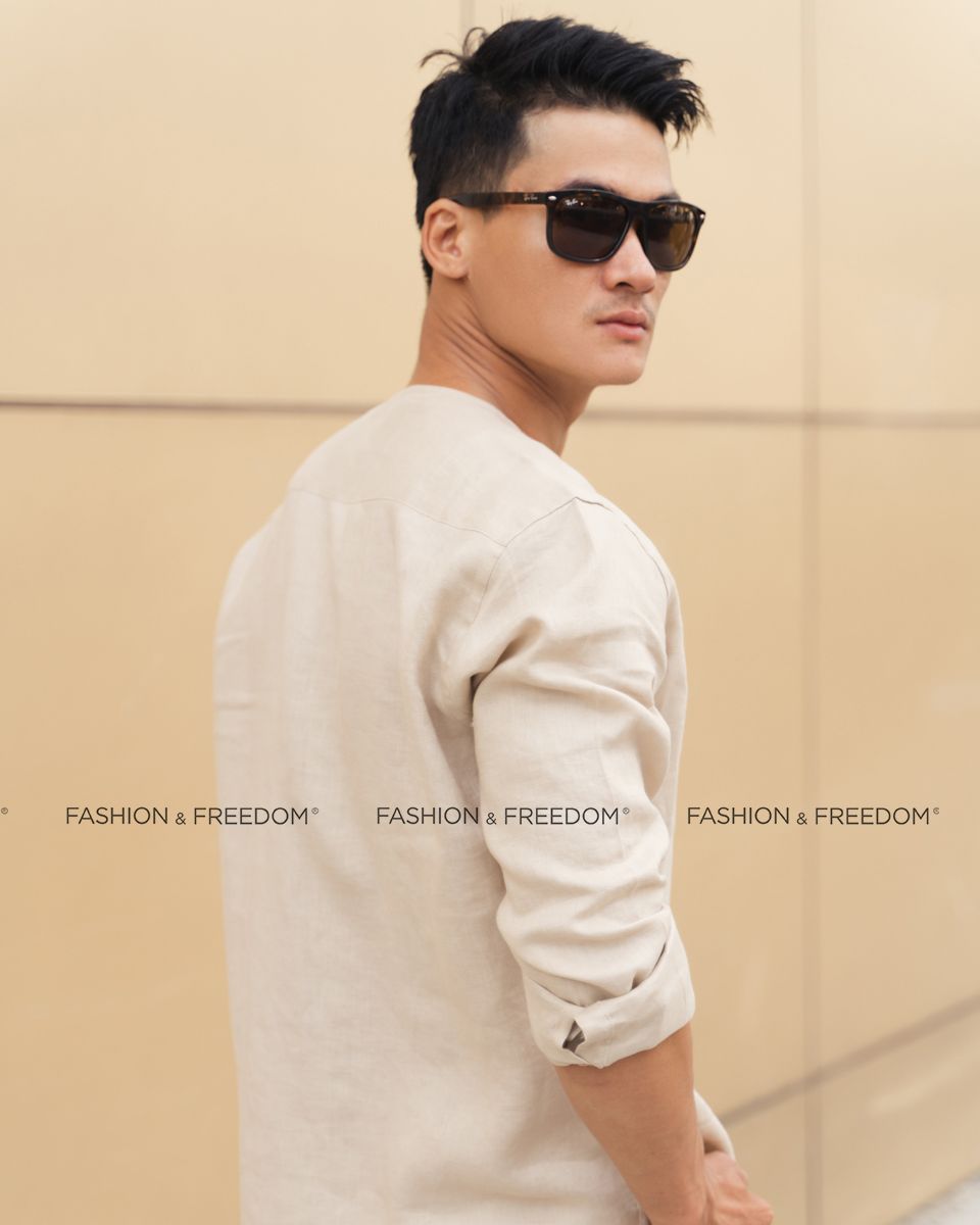 Sơ Mi Linen Kem New Spirit