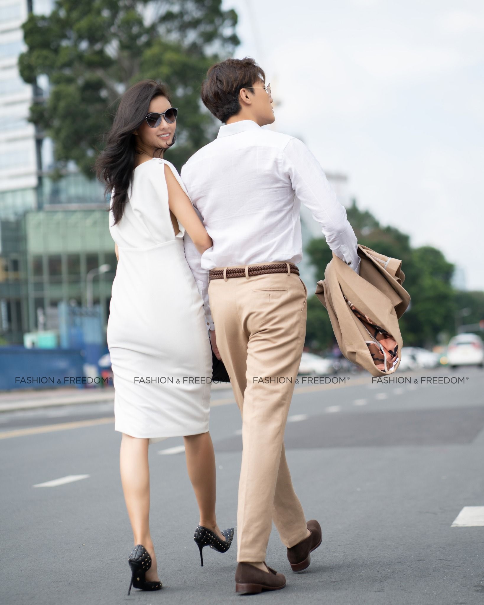 Đầm Lụa Trắng Tình Thơ Mùa Thu