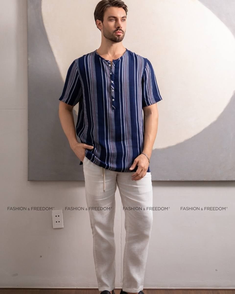Áo Sơ Mi Nam Linen XST