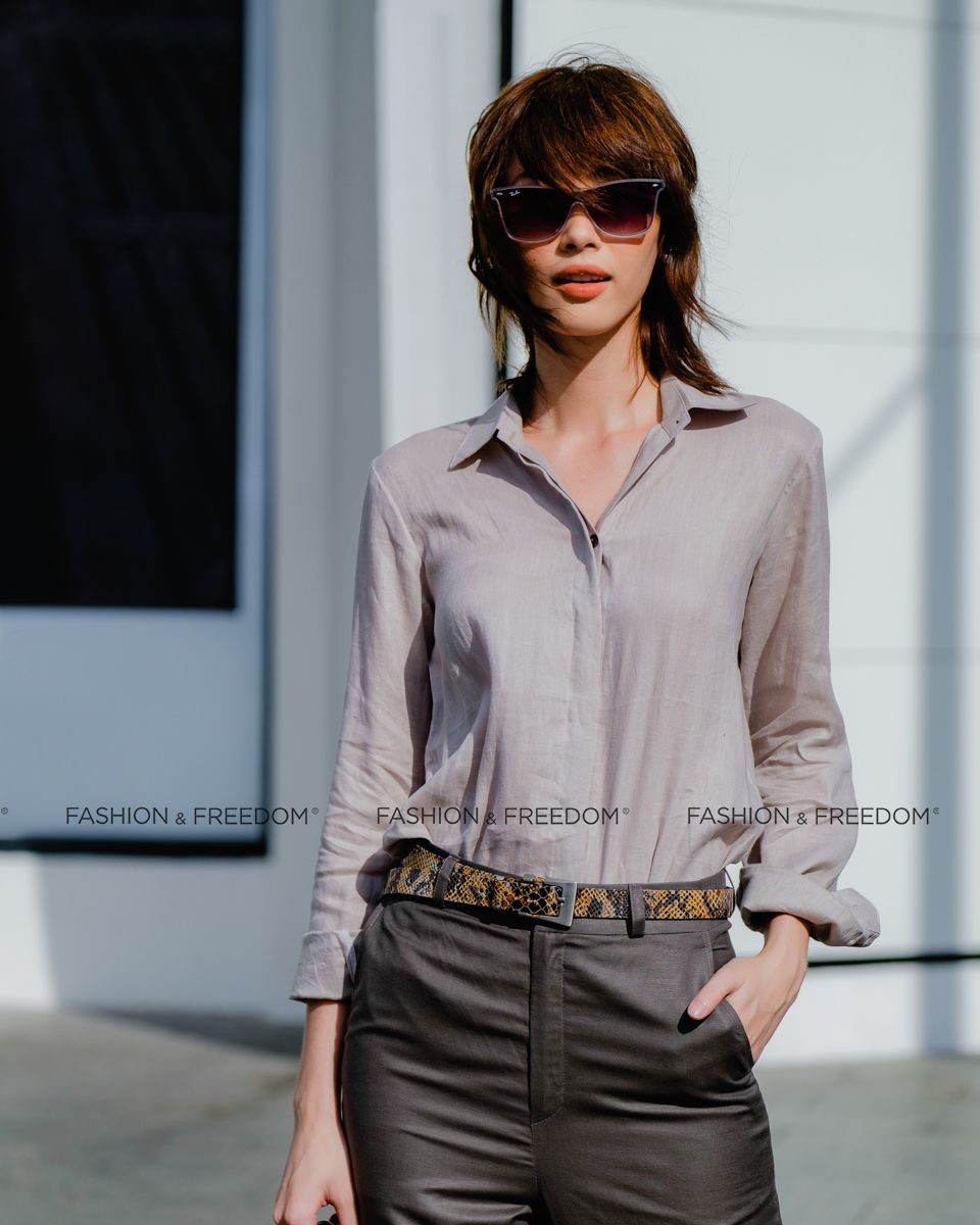 Áo Sơ Mi Linen Ruốc Hương Mùa Hè