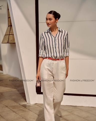 Quần Linen Trắng New Linen New Horizon