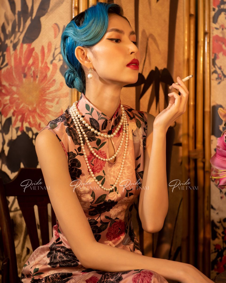Sườn Xám Lụa Hồng Xuân Như Ý