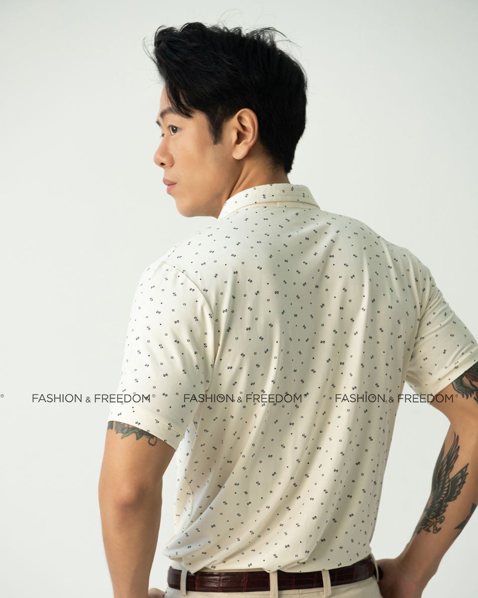 Áo Thun Cotton Kem New Ways