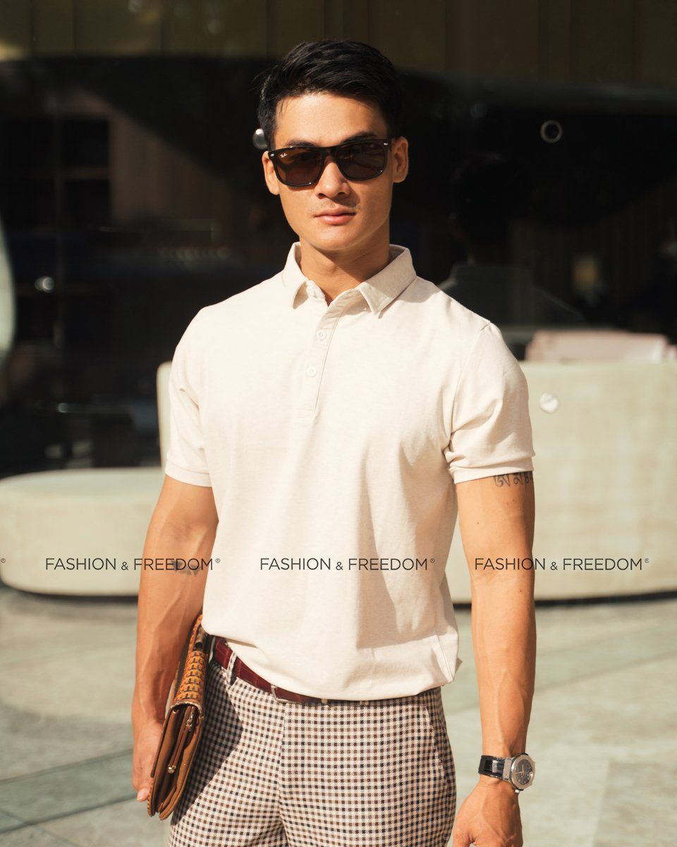 Áo Thun Nam Cotton Kem New Spirit