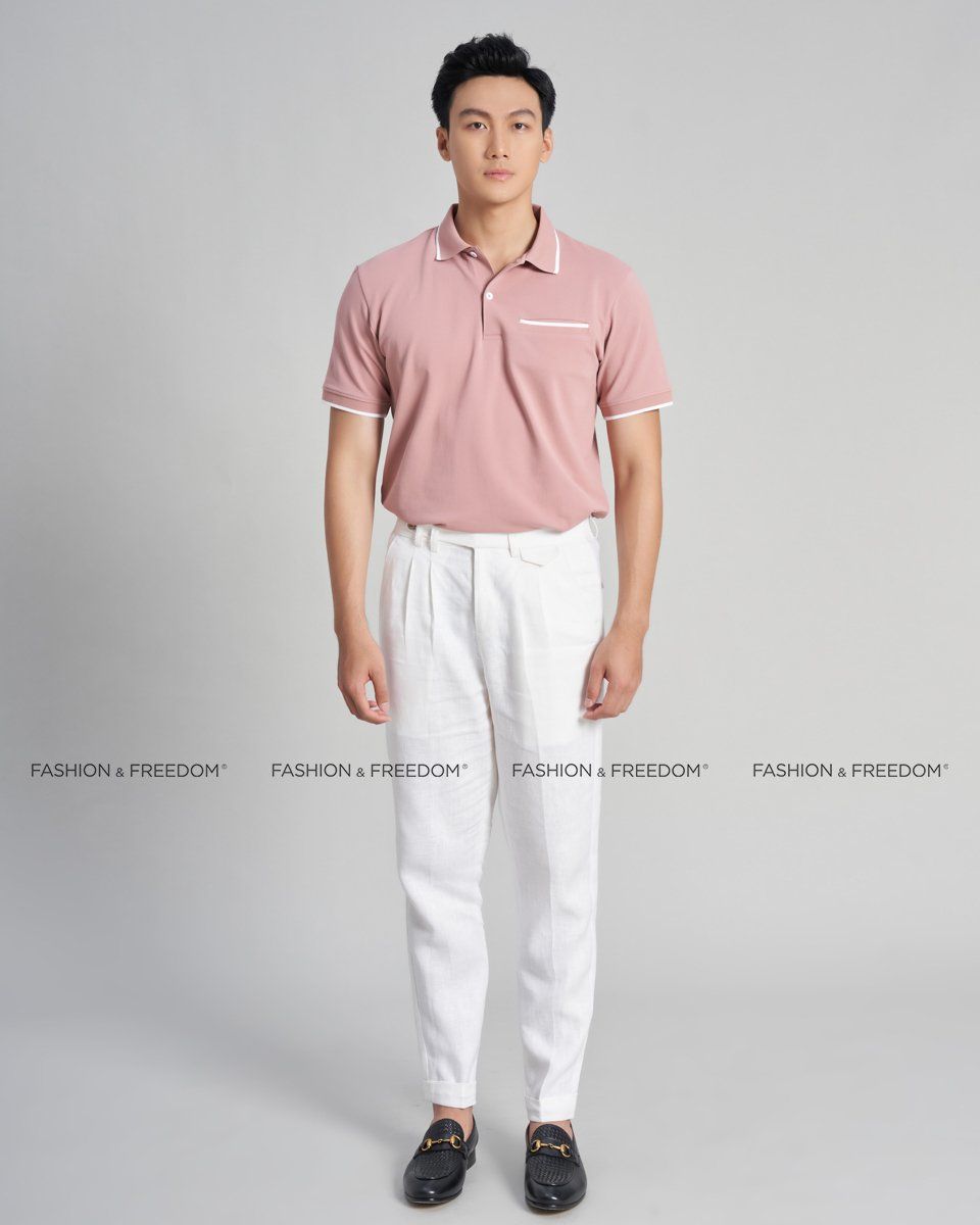 Áo Thun Nam Cotton Hồng Dâu The New Cool