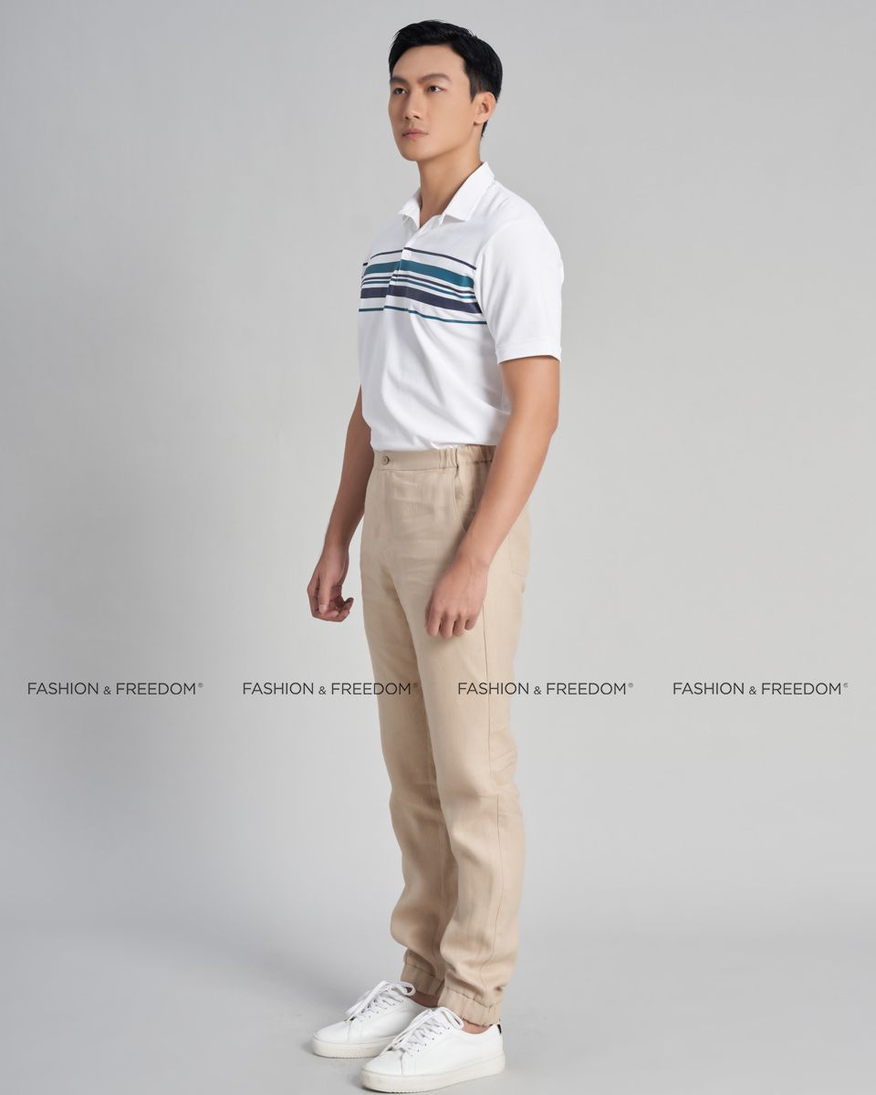 Áo Thun Nam Cotton Sọc Holidays Vibes