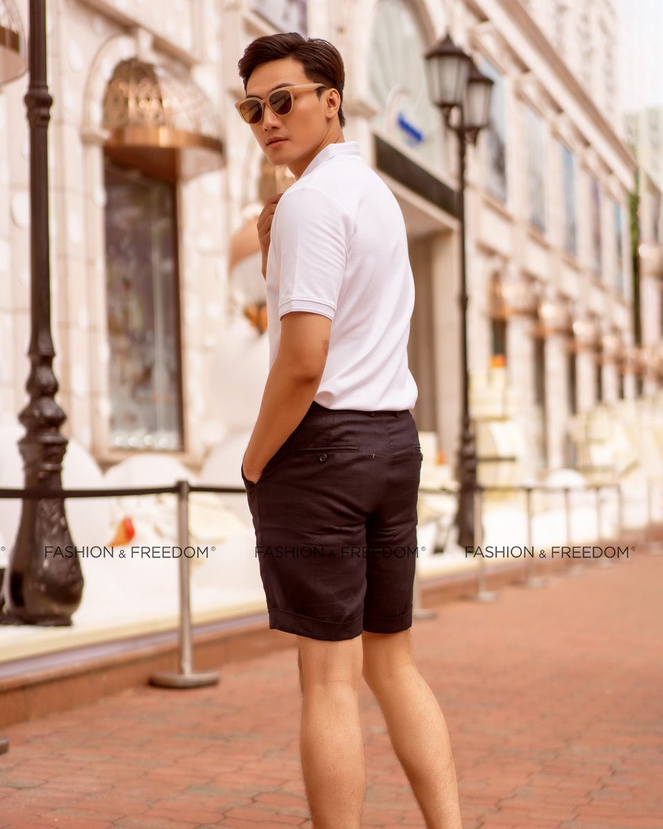 Áo Thun Nam Cotton Trắng