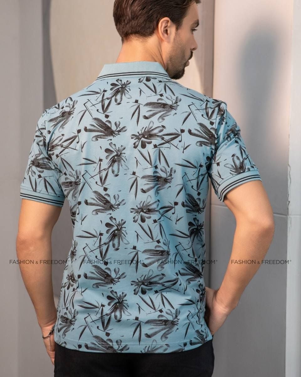 Áo Thun Nam Polo Xanh Lý