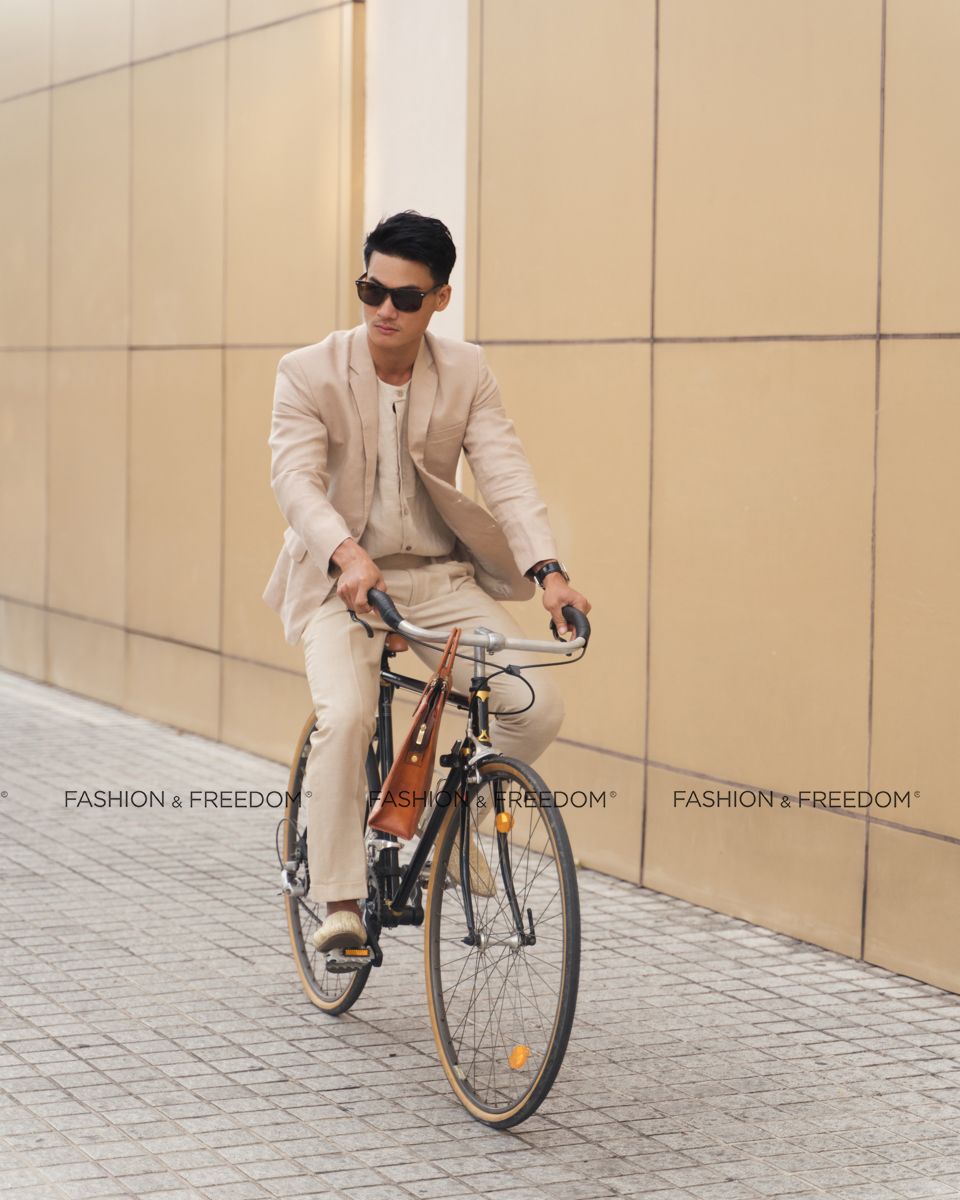 Áo vest linen nam
