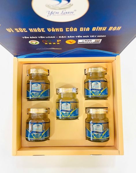 Hộp 5 Hũ - 5g Yến/Hũ Chưng Hạt chia