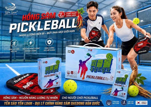 Nước uống hồng sâm Pickleball Jung Kian 6 – 30 gói x 50ml