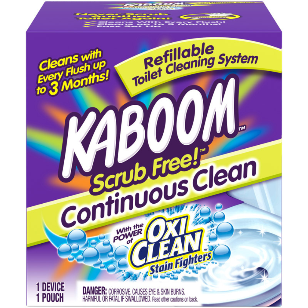 KABOOM VIÊN THẢ TẨY RỬA BỒN CẦU KHÔNG CẦN CHÀ