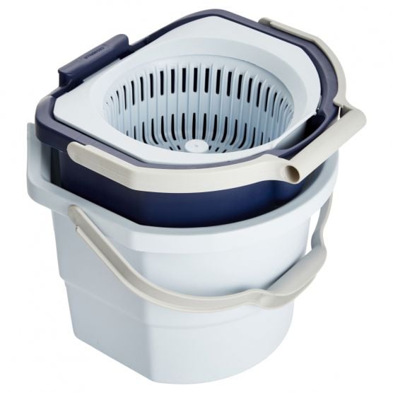 CASABELLA BỘ CÂY LAU NHÀ XOAY KÈM 2 XÔ TÁCH NƯỚC