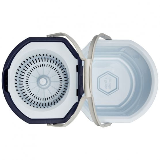 CASABELLA BỘ CÂY LAU NHÀ XOAY KÈM 2 XÔ TÁCH NƯỚC