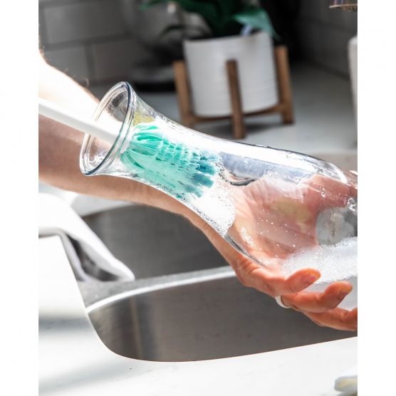 CASABELLA CỌ NHỰA RỬA CHAI LỌ ĐẦU BÀN CHẢI 33.27CM