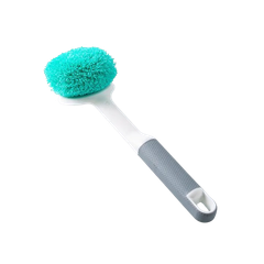 CASABELLA CỌ RỬA CHÉN ĐẦU LƯỚI TRÒN 25CM NHỰA