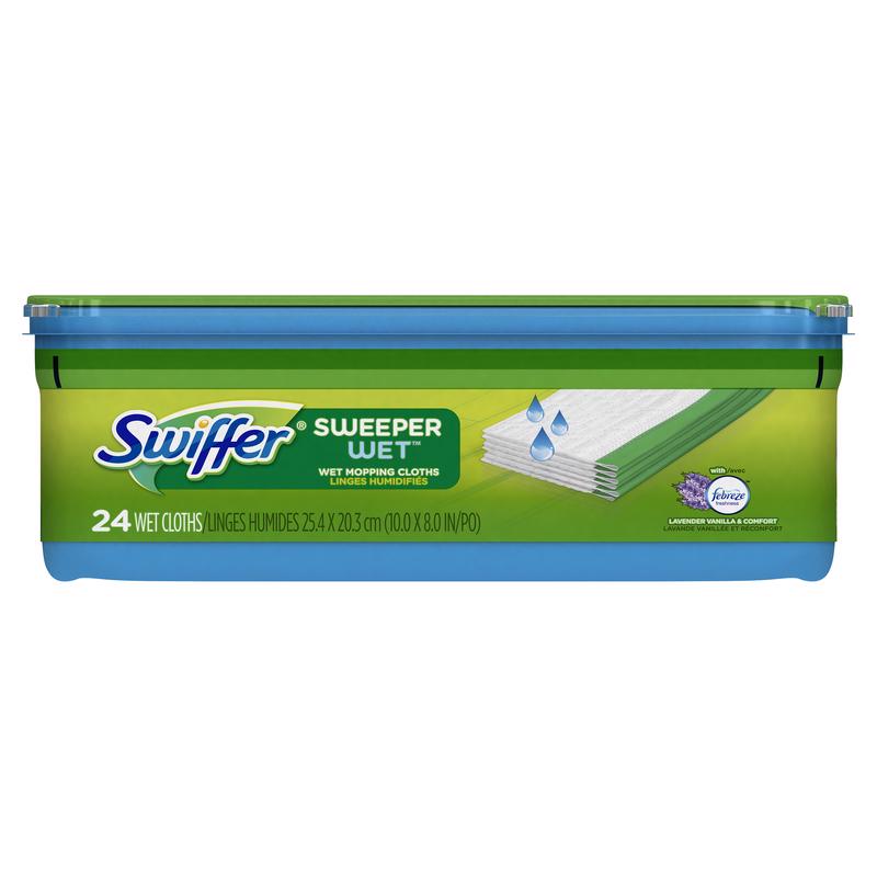 SWIFFER HỘP 24 KHĂN ƯỚT LAU NHÀ MICROFIBER