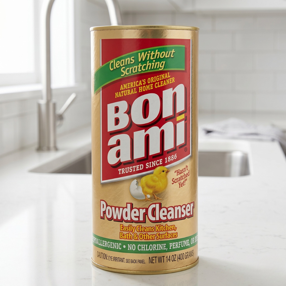 BỘT VỆ SINH KHÔNG MÙI HIỆU BON AMI THỂ TÍCH 398ML