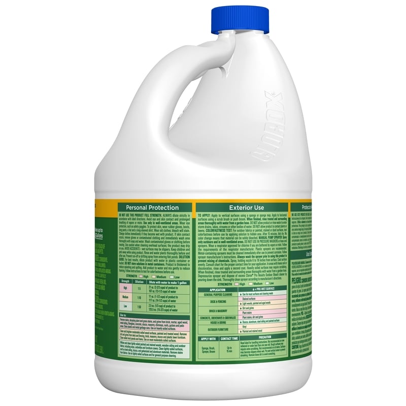 CLOROX THUỐC TẨY VẾT BẨN BỀ MẶT NGOÀI TRỜI 3.58L