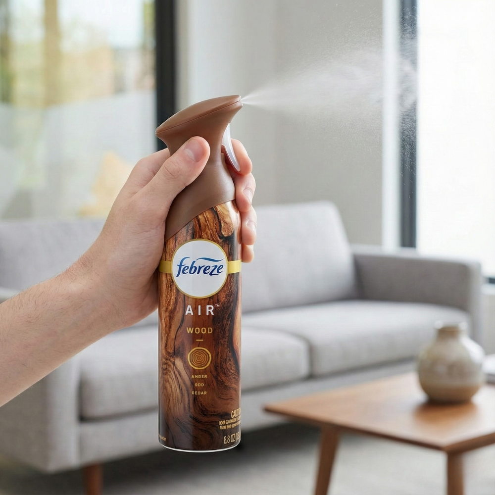 FEBREZE XỊT KHỬ MÙI KHÔNG KHÍ HƯƠNG GỖ 250G