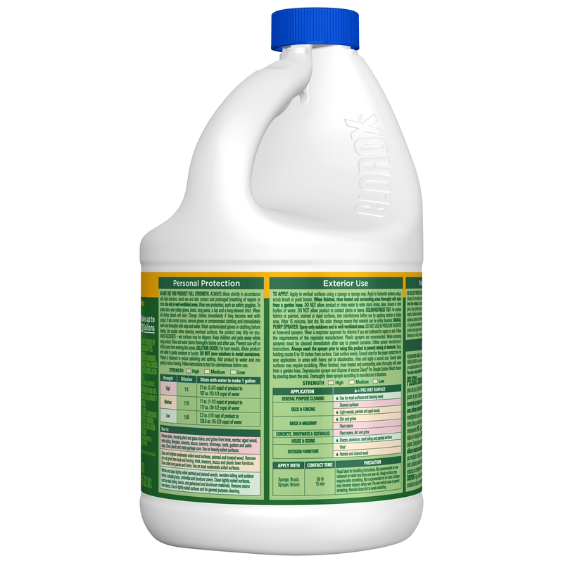 CLOROX THUỐC TẨY VẾT BẨN BỀ MẶT NGOÀI TRỜI 2.4L