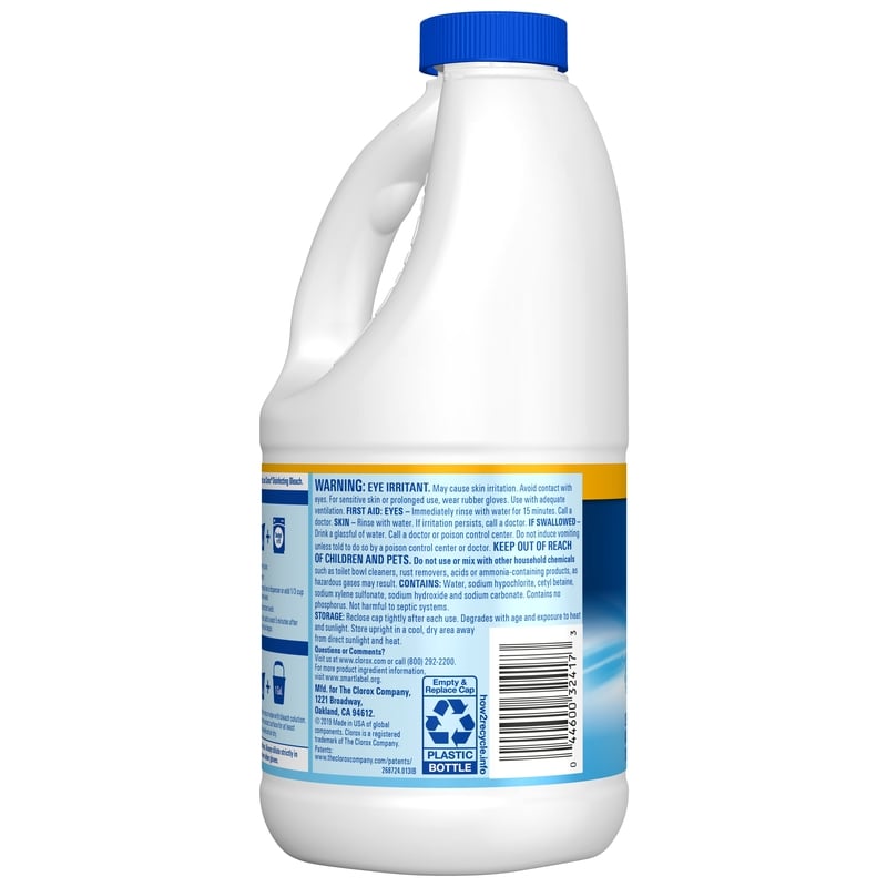 CLOROX NƯỚC GIẶT TẨY QUẦN ÁO VỆ SINH NHÀ CỬA 1.18L