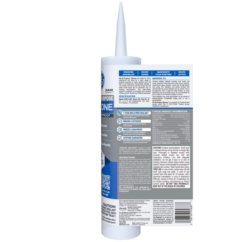 GE KEO TRÁM CỬA SỔ,CỬA RA VÀO SILICONE 1 298ML