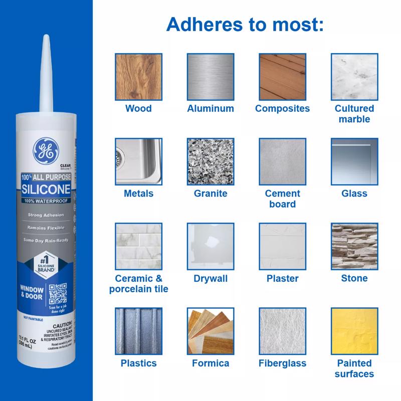 GE KEO TRÁM CỬA SỔ,CỬA RA VÀO SILICONE 1 298ML