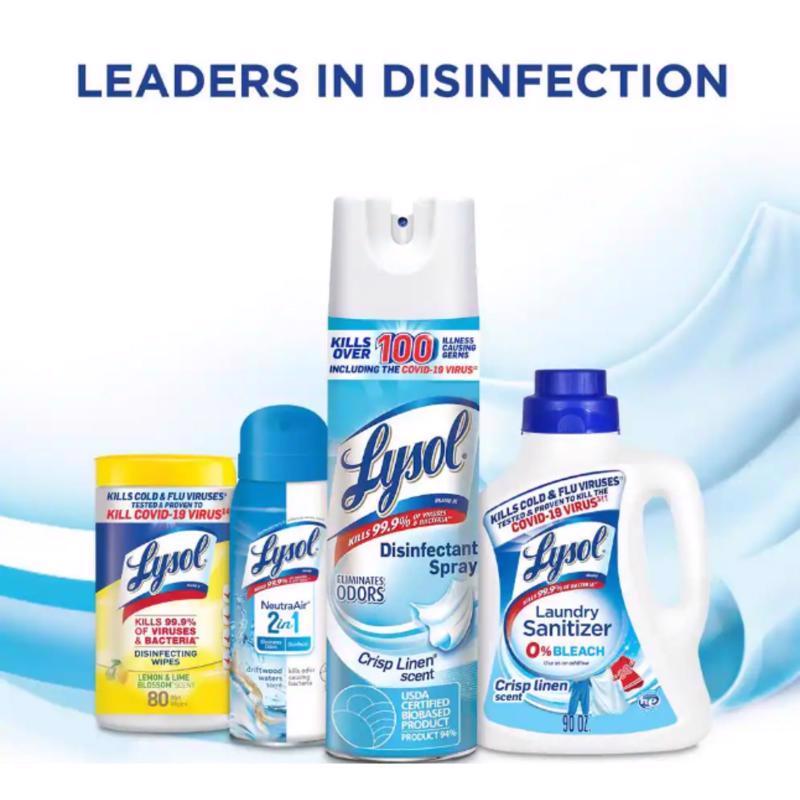 LYSOL XỊT KHỬ TRÙNG BỀ MẶT HƯƠNG VẢI LANH 562ML
