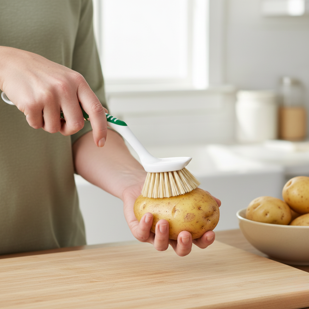 LIBMAN BÀN CHẢI RỬA RAU CỦ CẦM TAY 6.35X20.32CM