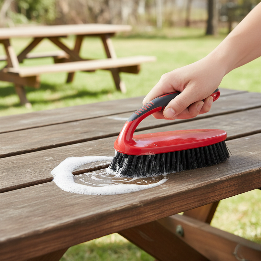 LIBMAN BÀN CHẢI CHÀ RỬA SÀN NHÀ TAY CẦM NHỰA