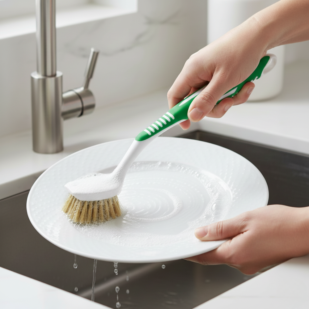 LIBMAN BÀN CHẢI RỬA CHÉN CHO BỀ MẶT THÉP, GANG