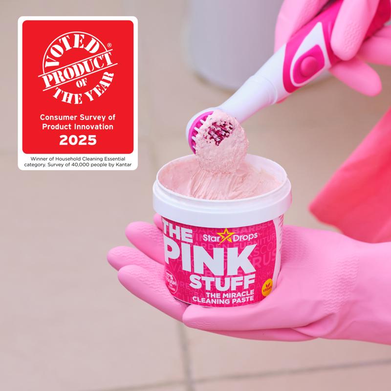 THE PINK STUFF HỘP SÁP VỆ SINH ĐỒ DA DỤNG 500ML