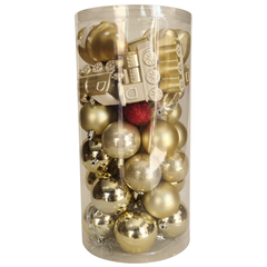 HỘP NHIỀU LOẠI CHÂU BẰNG NHỰA TRANG TRÍ GIÁNG SINH