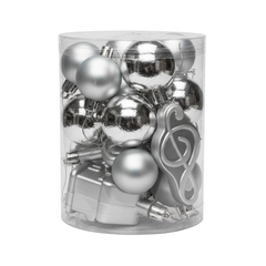 HỘP NHIỀU LOẠI CHÂU BẰNG NHỰA TRANG TRÍ GIÁNG SINH