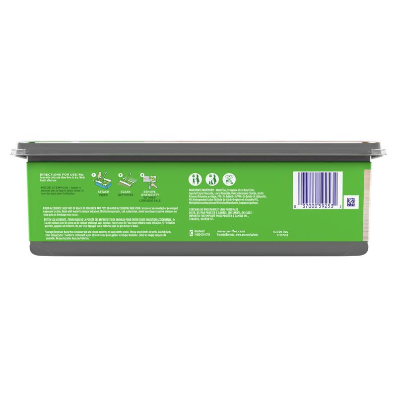 SWIFFER BỘ 20 MIẾNG LAU ƯỚT SÀN GỖ MICROFIBER