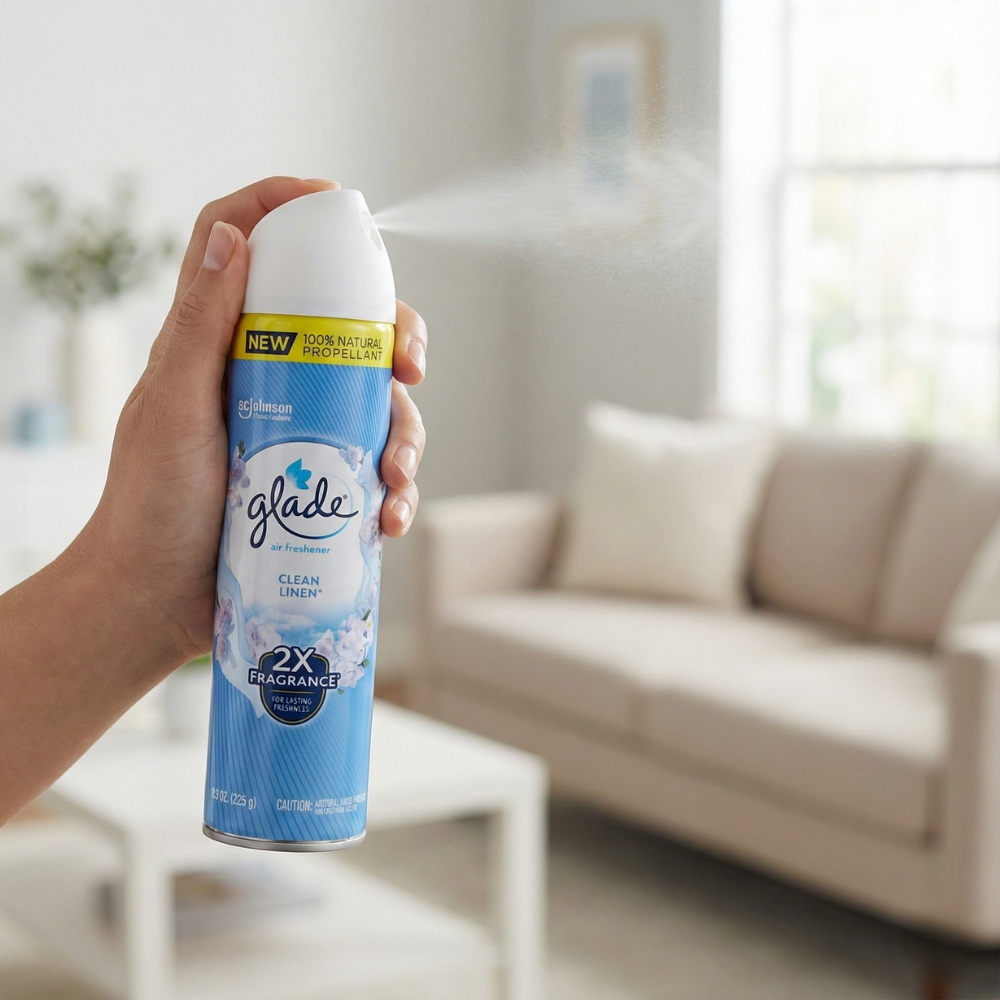 GLADE XỊT THƠM PHÒNG HƯƠNG CLEAN LINEN 235G