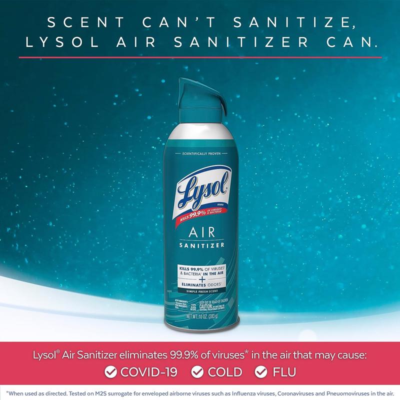 LYSOL XỊT KHỬ TRÙNG KHÔNG KHÍ HƯƠNG MÁT 283G